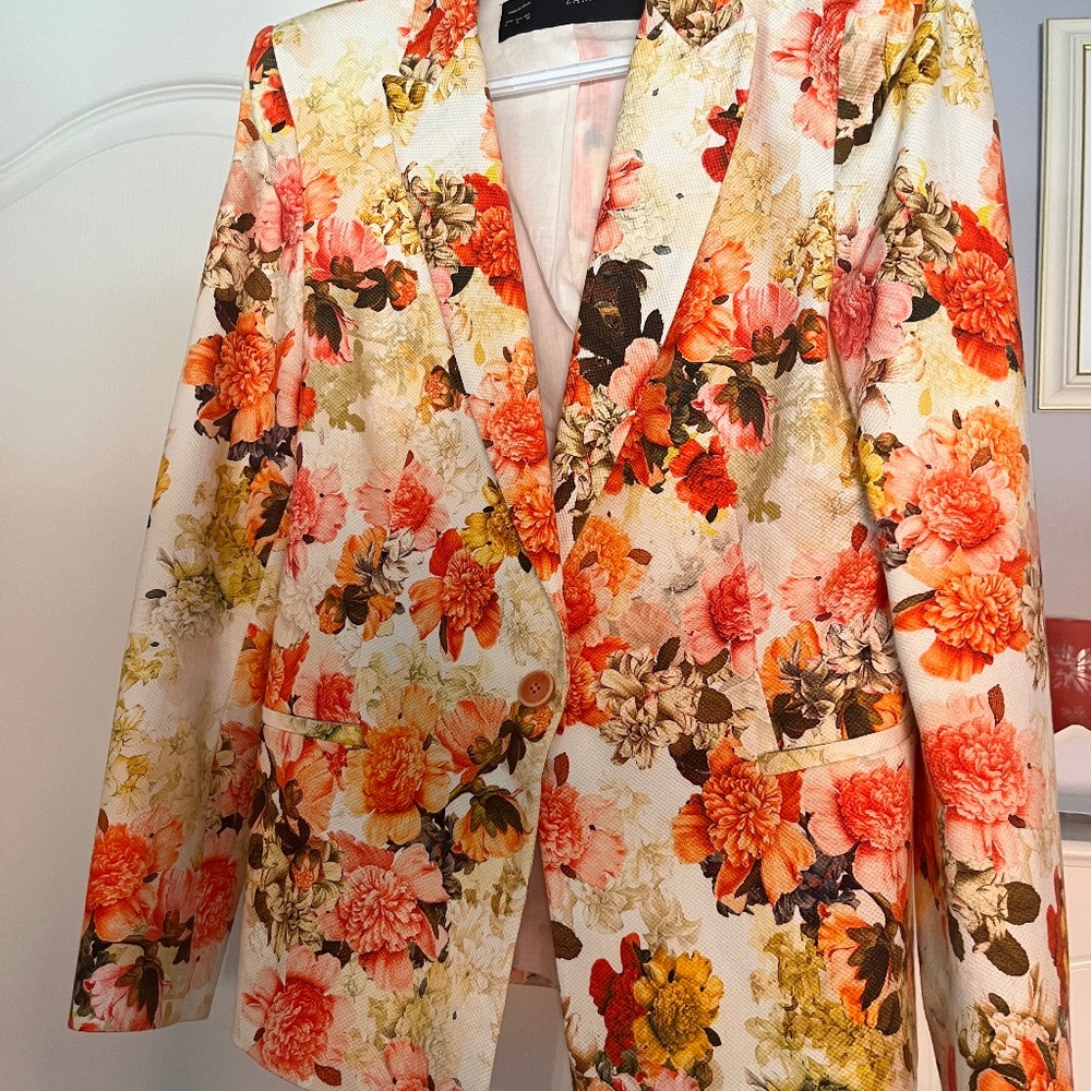 🌸 flower Zara Blazer